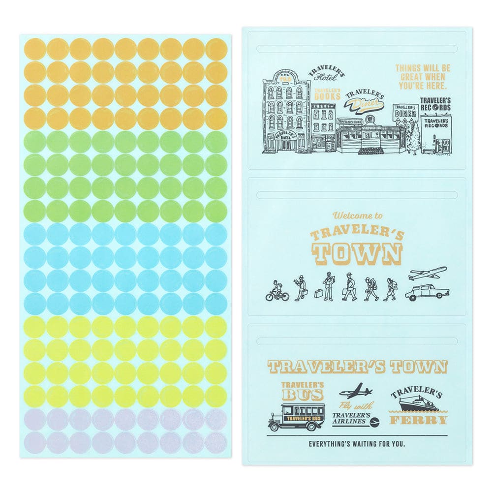 TRAVELER’S notebook Customized Sticker Set for Diary 2024 - TRAVELER’S NOTEBOOK REFILLS