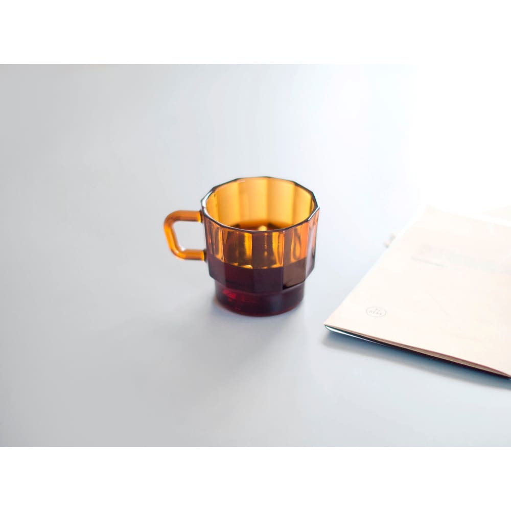 W Glass Amber (verre recyclé - mug pour l’eau) - VAISSELLE